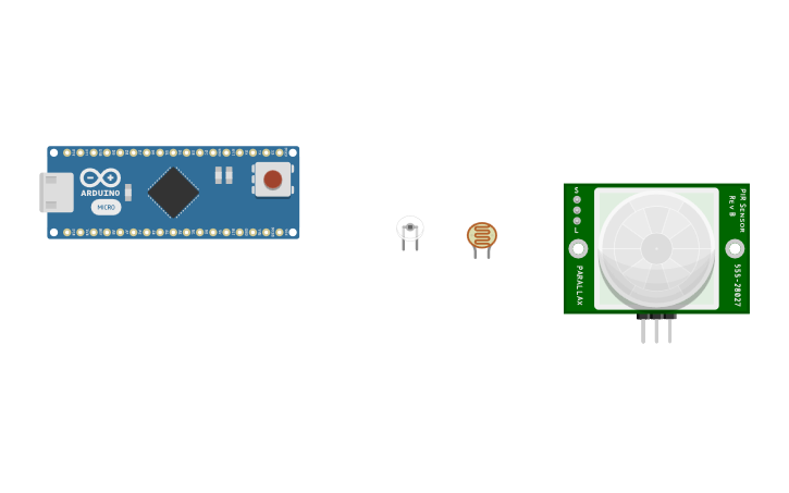 Circuit design Roleta Arduino Pro mini - Tinkercad