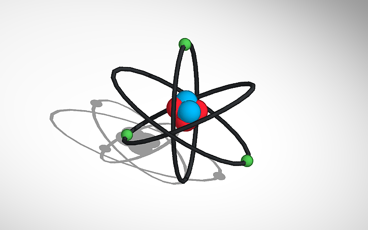 3D design Atom - Tinkercad