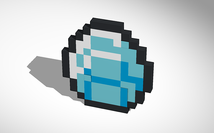 3D design Minecraft Diamond | Tinkercad