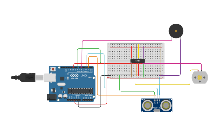 Circuit design IoT Project - Tinkercad