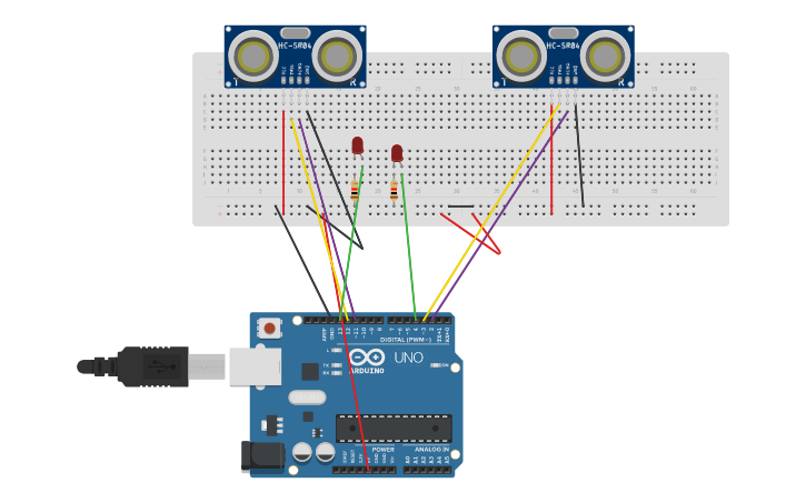 Circuit design US relay arduino bulb - Tinkercad