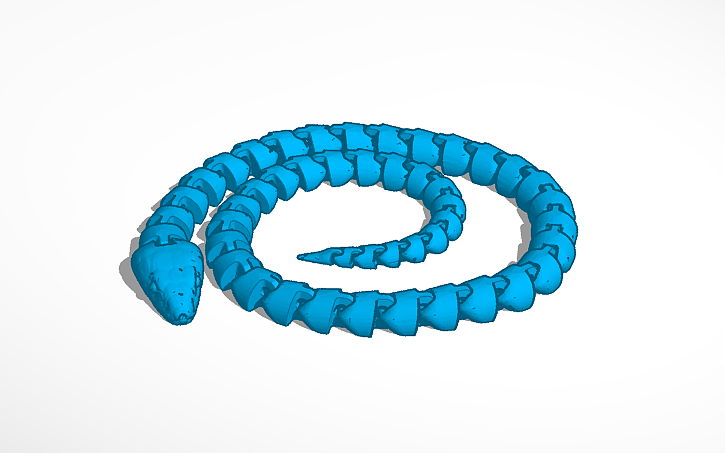 3D design Articulated Snake | Tinkercad