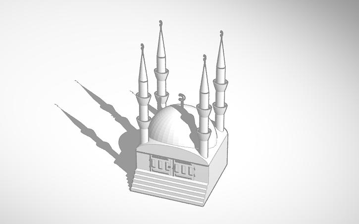 Tunahan Cami Cizim Tinkercad