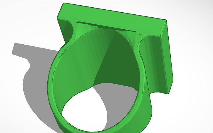 3D design Minecraft Ring (printable) - Tinkercad