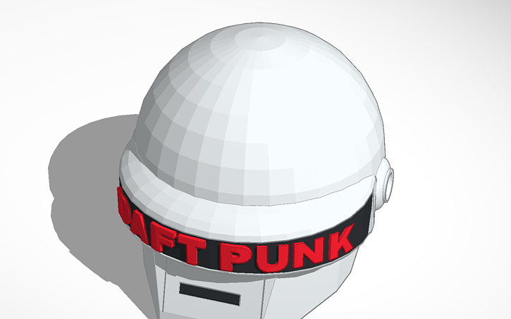 Thomas Daft Punk Helmet Tinkercad