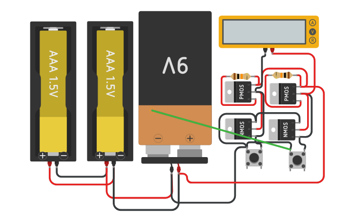 Circuit design H-Köprüsü - Tinkercad