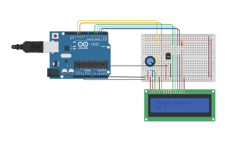 Circuit design laboratorio 10 - Tinkercad