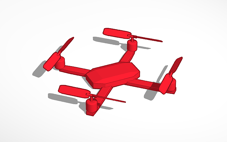 3D design drone - Tinkercad