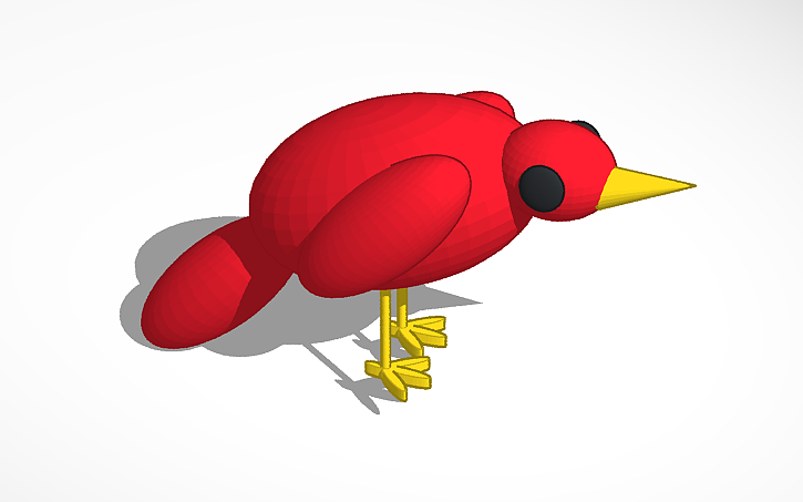 3D design bird - Tinkercad