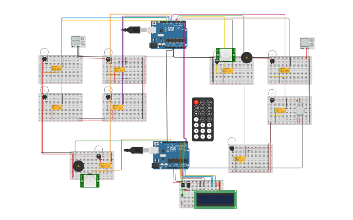 Circuit design DOMOTICA - Tinkercad
