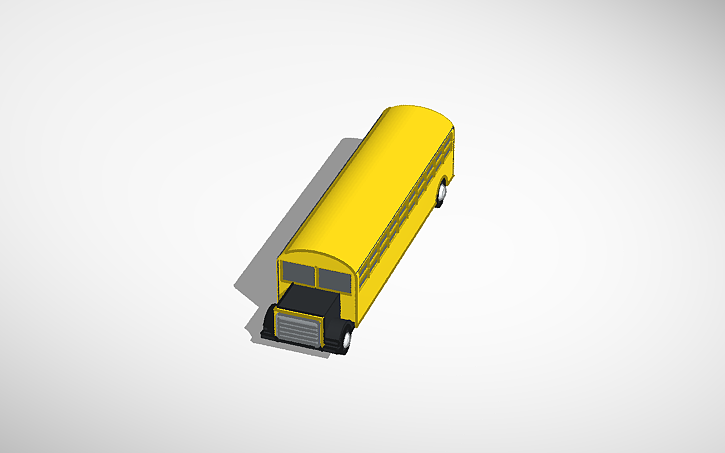 3D design Prop Bus - Tinkercad