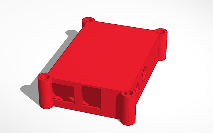 3D design #raspberry case, untested. | Tinkercad