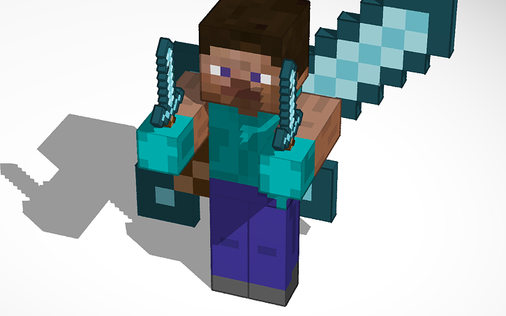 Minecraft Steve R36 3D design MİNECRAFT STEVE - Tinkercad