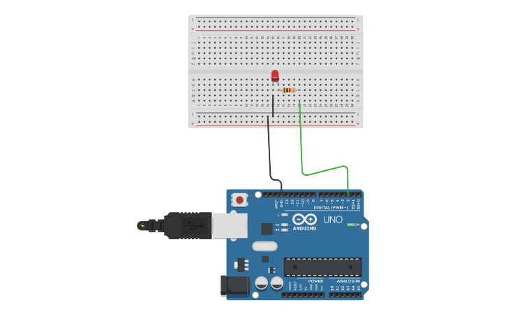 Sos Arduino Circuit design SOS arduino - Tinkercad