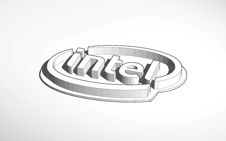 Intel Logo White