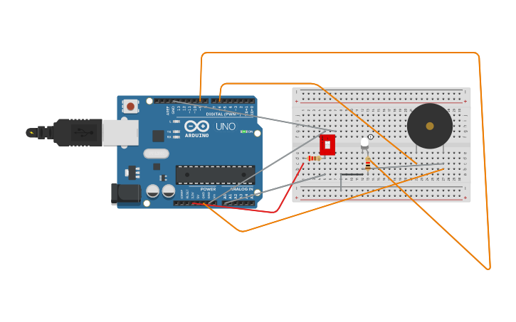 Bell Arduino Drawing Circuit design door bell using Arduino - Tinkercad