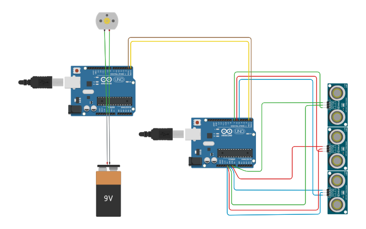 Circuit design Projet SI 2018 robot suiveur capteurs distance robot ...