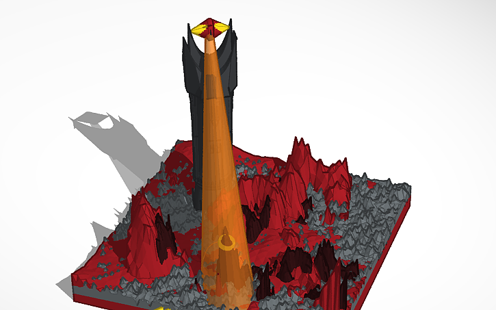 3D design Sauron - Tinkercad