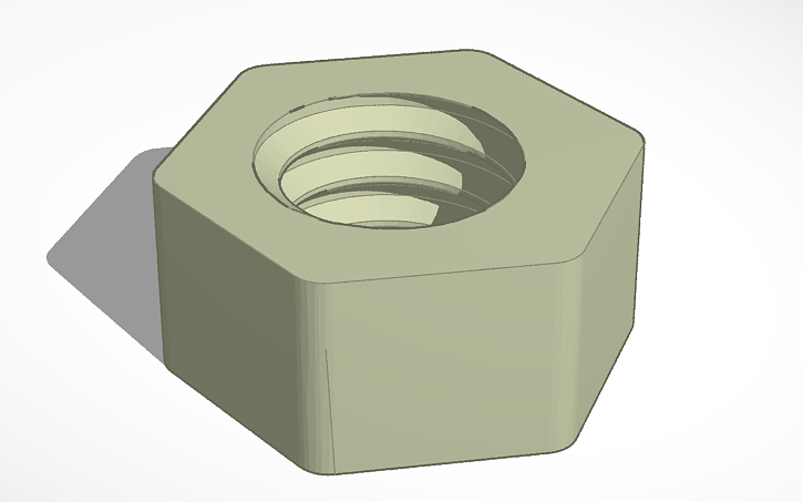 MOD LISATION VIS ECROU AVEC TINKERCAD visual data 6