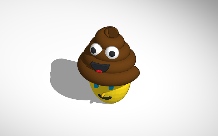 3D design poop hat like if your creations are poopy | Tinkercad