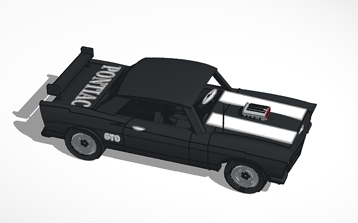 3D design Pontiac GTO - Tinkercad