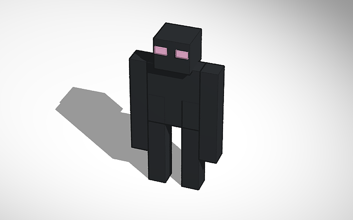 3D design ENDERMAN - Tinkercad