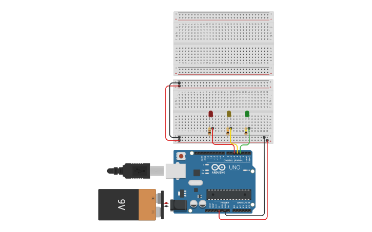 Circuit design Arduino Particle Meter - Tinkercad