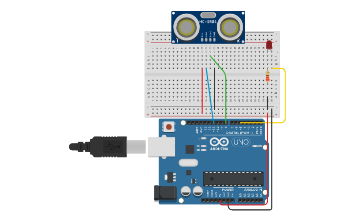 Circuit design P3 ARDUINO: SENSOR ULTRASONIDOS HC-SR04 OF ANA BAKLANOVA ...
