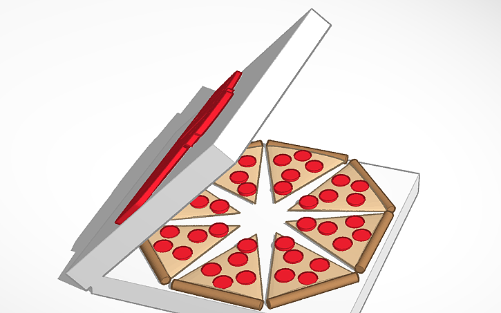 3D design Copy of Papa John's Pizza | Tinkercad