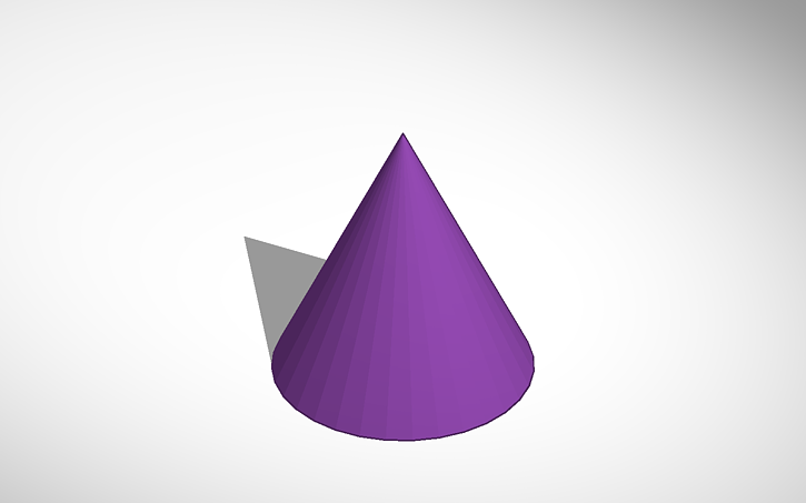 3D design Cone - Tinkercad