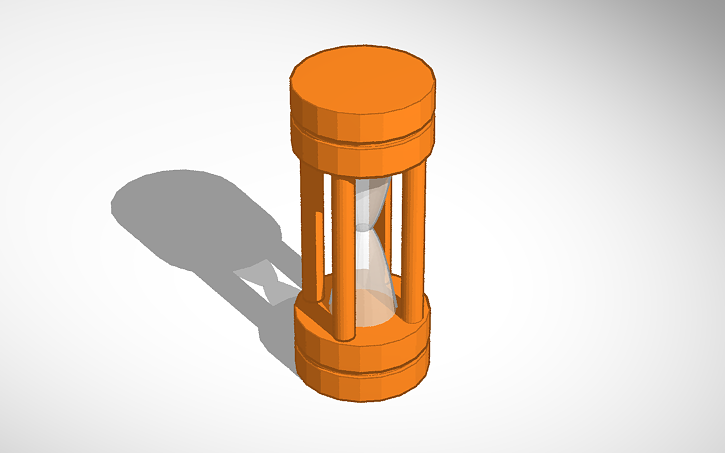 3D design Timer Glass - Tinkercad