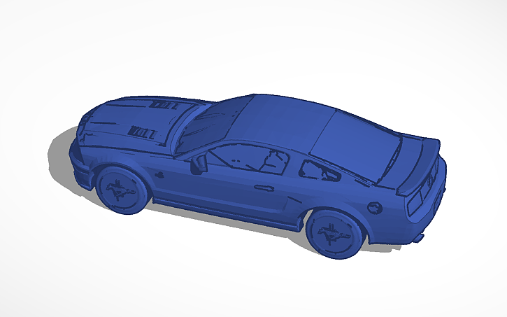 3D design mustang - Tinkercad