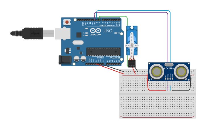 Circuit design Circuito del difusor | Tinkercad