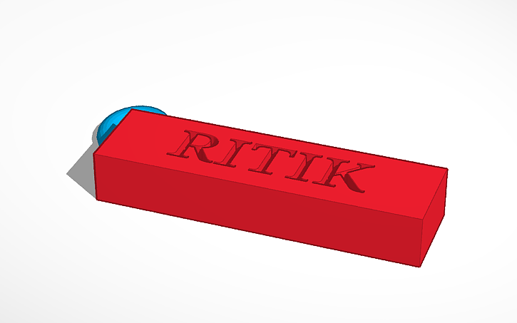 3D design ritik_key chain | Tinkercad