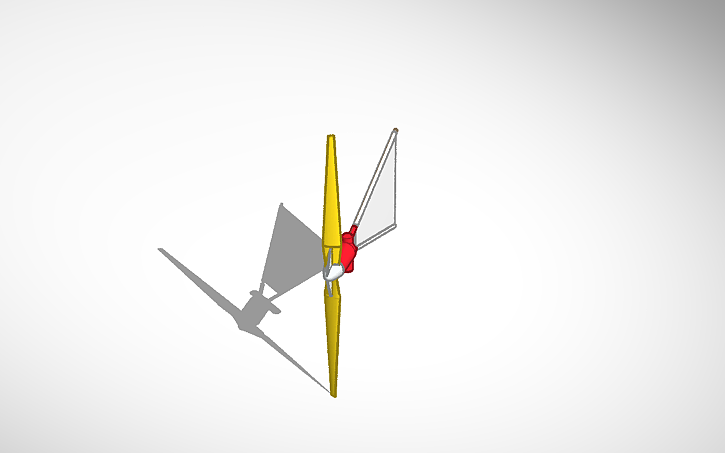 3D design Mini wind turbine - Tinkercad