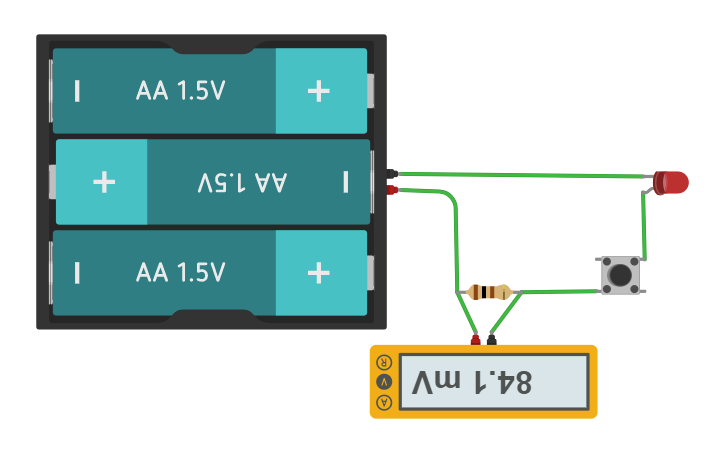 Circuit design 100 ohms | Tinkercad