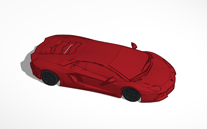 Lamborghini Aventador | Tinkercad