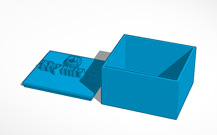 3D design boîte pour Thymio II - Tinkercad