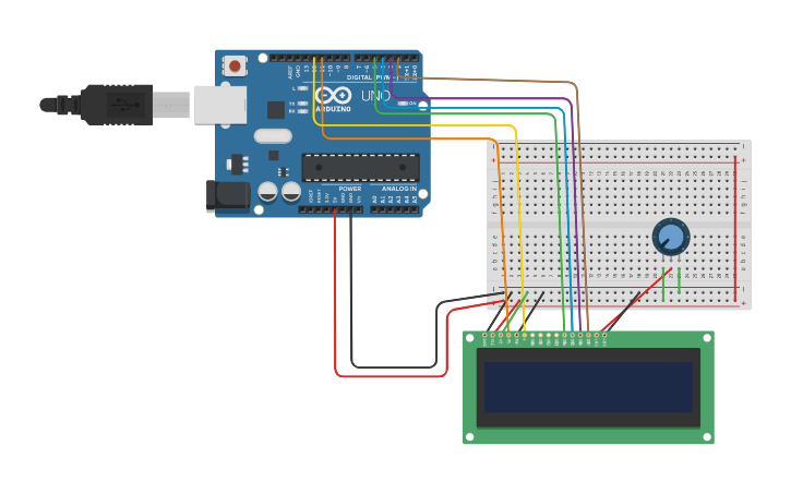 Circuit design панель - Tinkercad