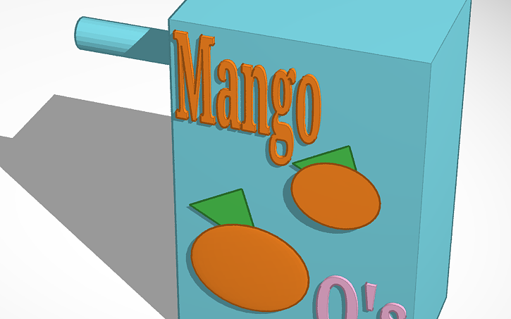 3D design Mango O's - Tinkercad