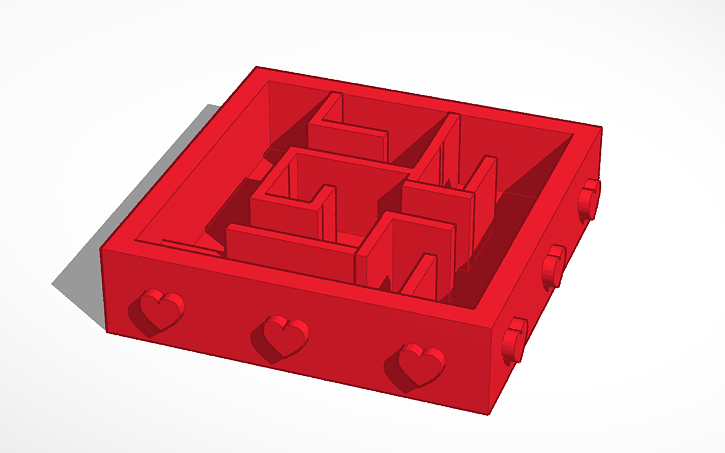3D design maze - Tinkercad