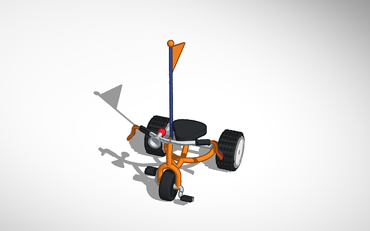 3d Design Tricycle Tinkercad