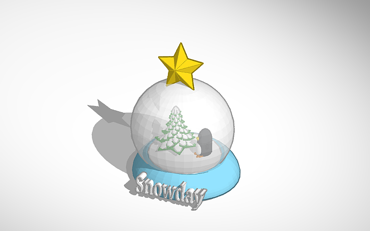 3D design Snowglobe - Tinkercad
