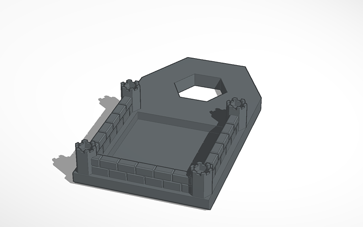 3D design Dice Tower Tray | Tinkercad