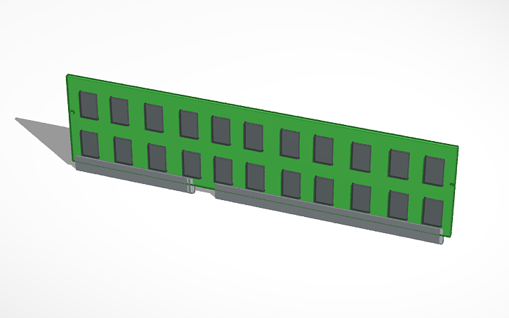 Ram Memory Material Design 3D design Ram Memory - Tinkercad