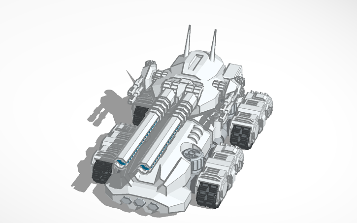 3D design MARS-X1A - Mobile Armoured Railgun System Mrk1 - Tinkercad