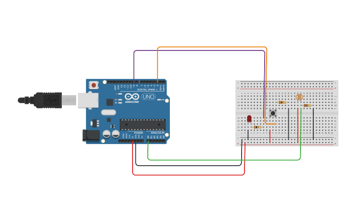 Circuit design Arduino Alarm | Tinkercad