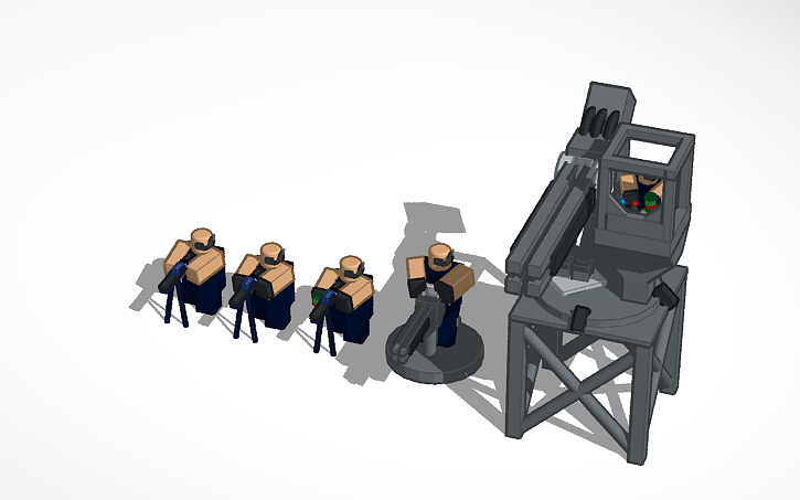 Roblox Tower Battles Railgun Tinkercad