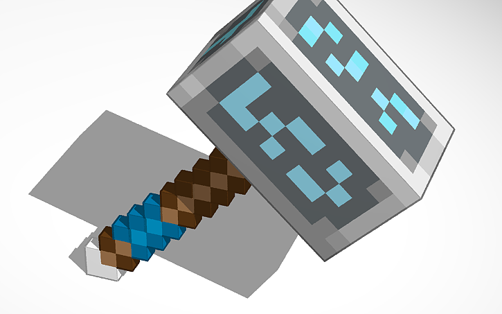 3D design Minecraft Dugeons Stormlander (For POTATOES150) - Tinkercad