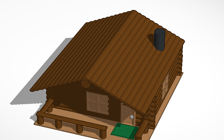 3D design Cabin for Camping - Tinkercad